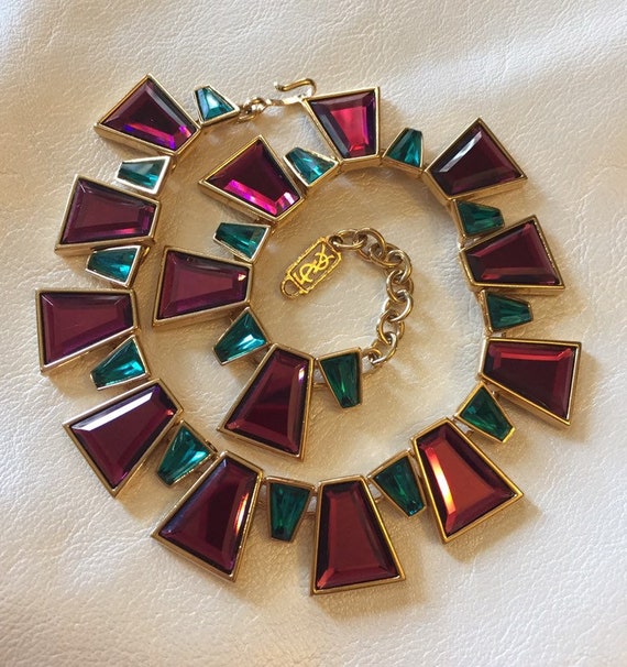 Rare Vintage Yves Saint Laurent gripoix Necklace … - image 8