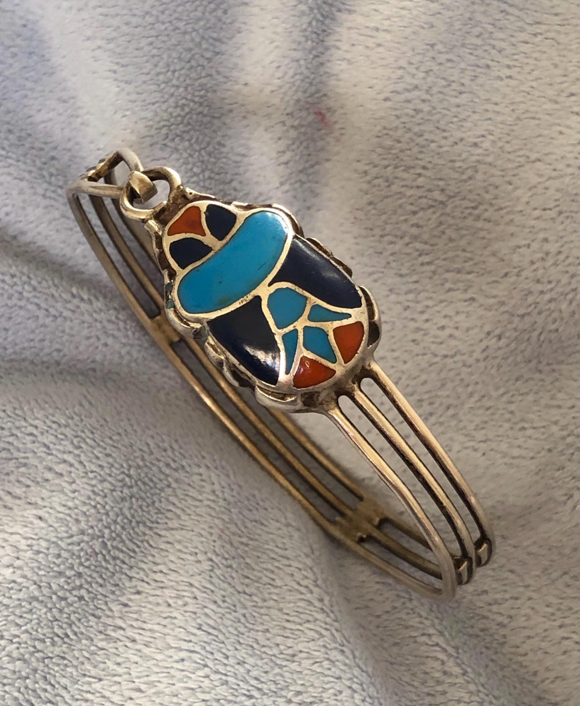 アクセサリー UNISEX DYNAMIC LARGE BRACELET-ANTIQUE Amazon.com: WUPNGS Vintage Cloisonne Bangle Spring Hinged
