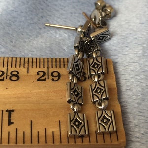 Vintage 14K post stud Ralph Lauren RLL earrings Equestrian southwestern image 8