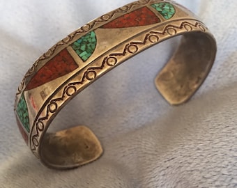 Vintage Native American Juan Singer Navajo Sterling Silver