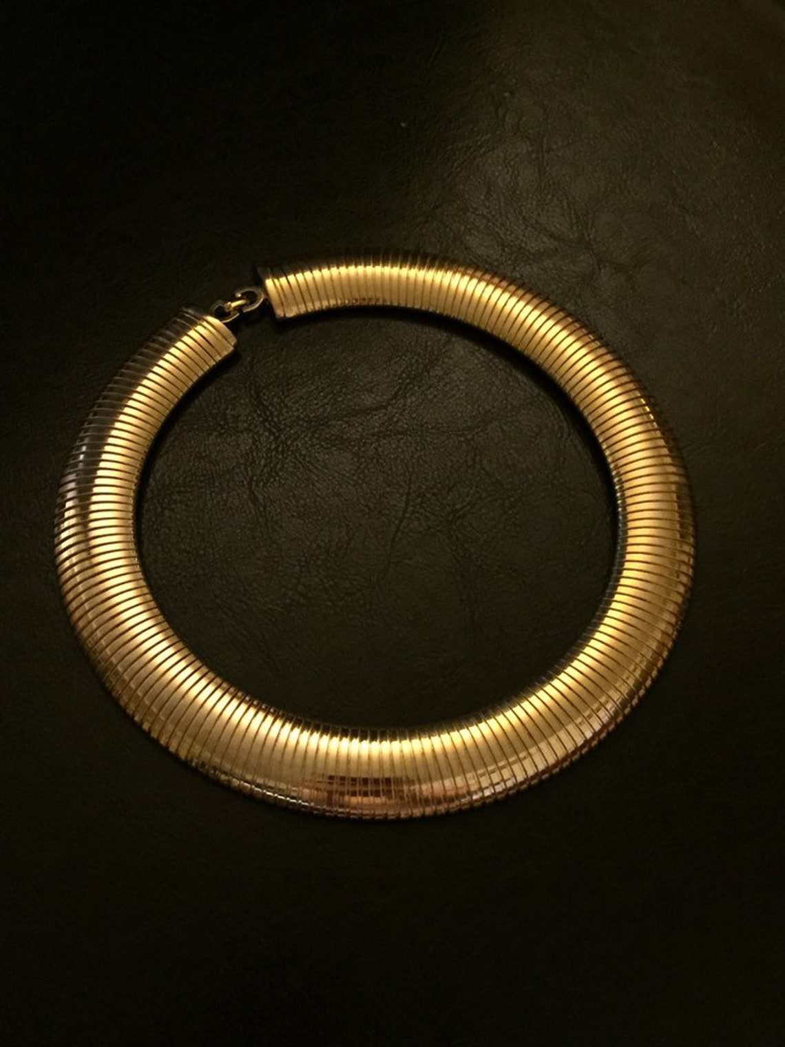 Vintage Christian Dior Omega Necklace Expendable Articulated Etsy