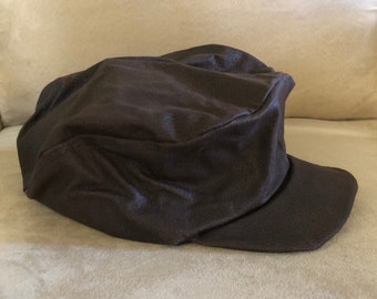 Vintage Liz Claiborne Wool Blend Newsboy Cap with Genuine‎ Leather Brim Vintage Liz Claiborne Wool Blend Newsboy Cap With Genuine  main image 3