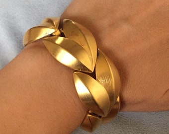 Givenchy Matte Brushed Gold Bracelet