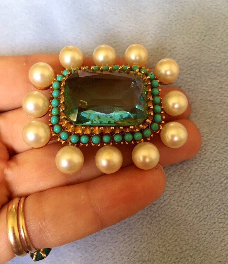 アクセサリー CADORO Jewel Co. 70s vintage brooch Vintage Outstanding 1960's Cadoro Pin Brooch Classic - Etsy
