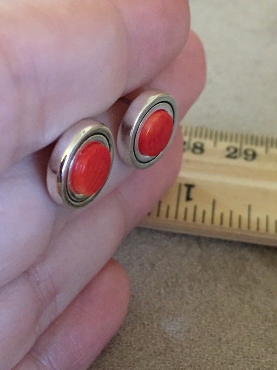 Vintage Ralph Lauren RLL Equestrian stud earrings… - image 6