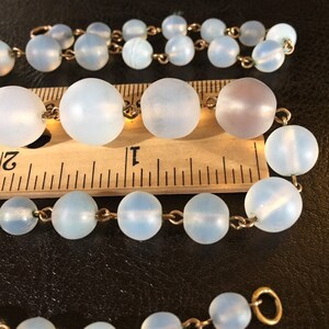 Art Deco Round graduated Opalite Opalescent necklace 18 inch image 2