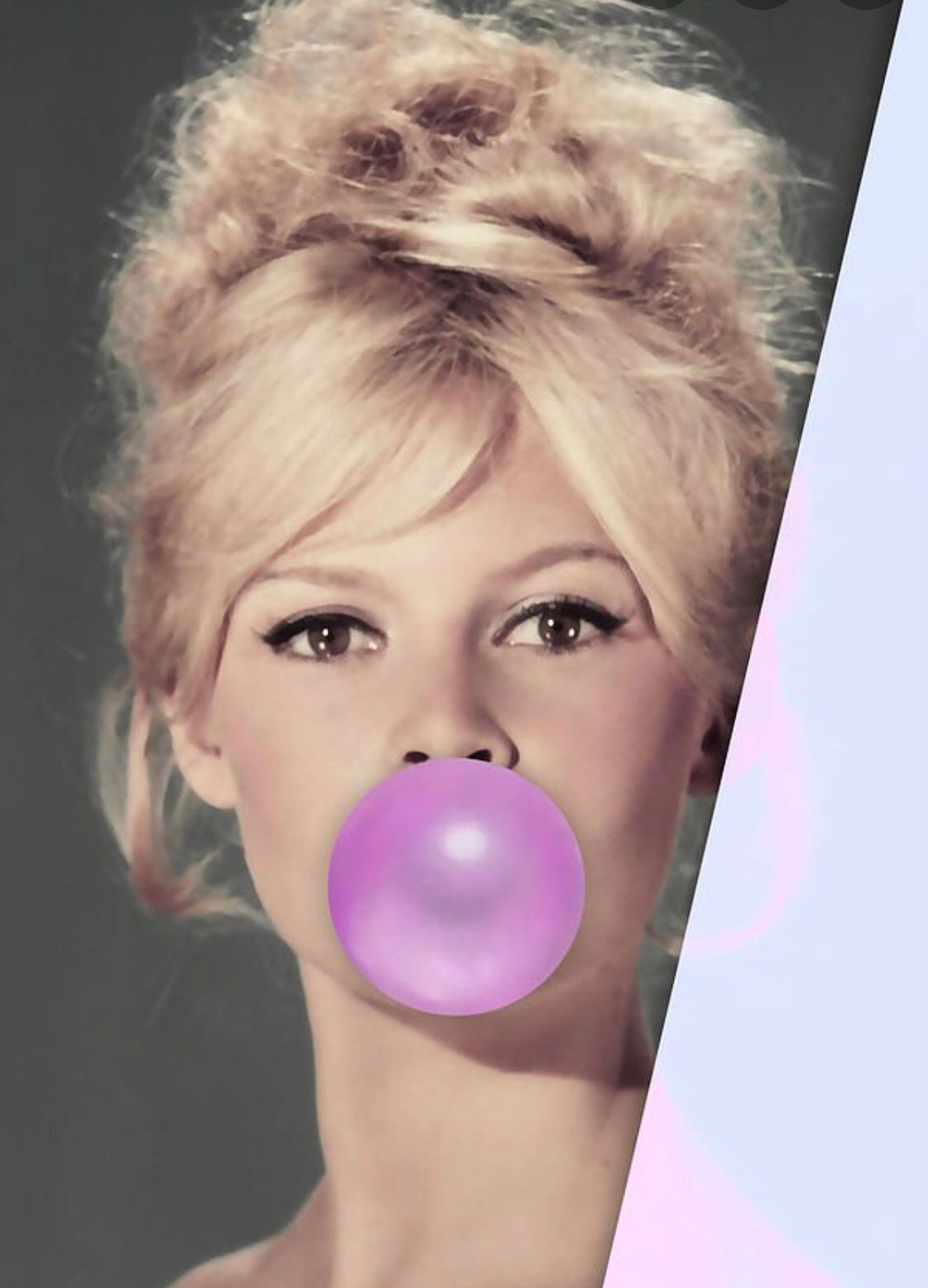 Vintage 1970s Bubble Gum Pink enamel Hoop Earrings Barbie | Etsy