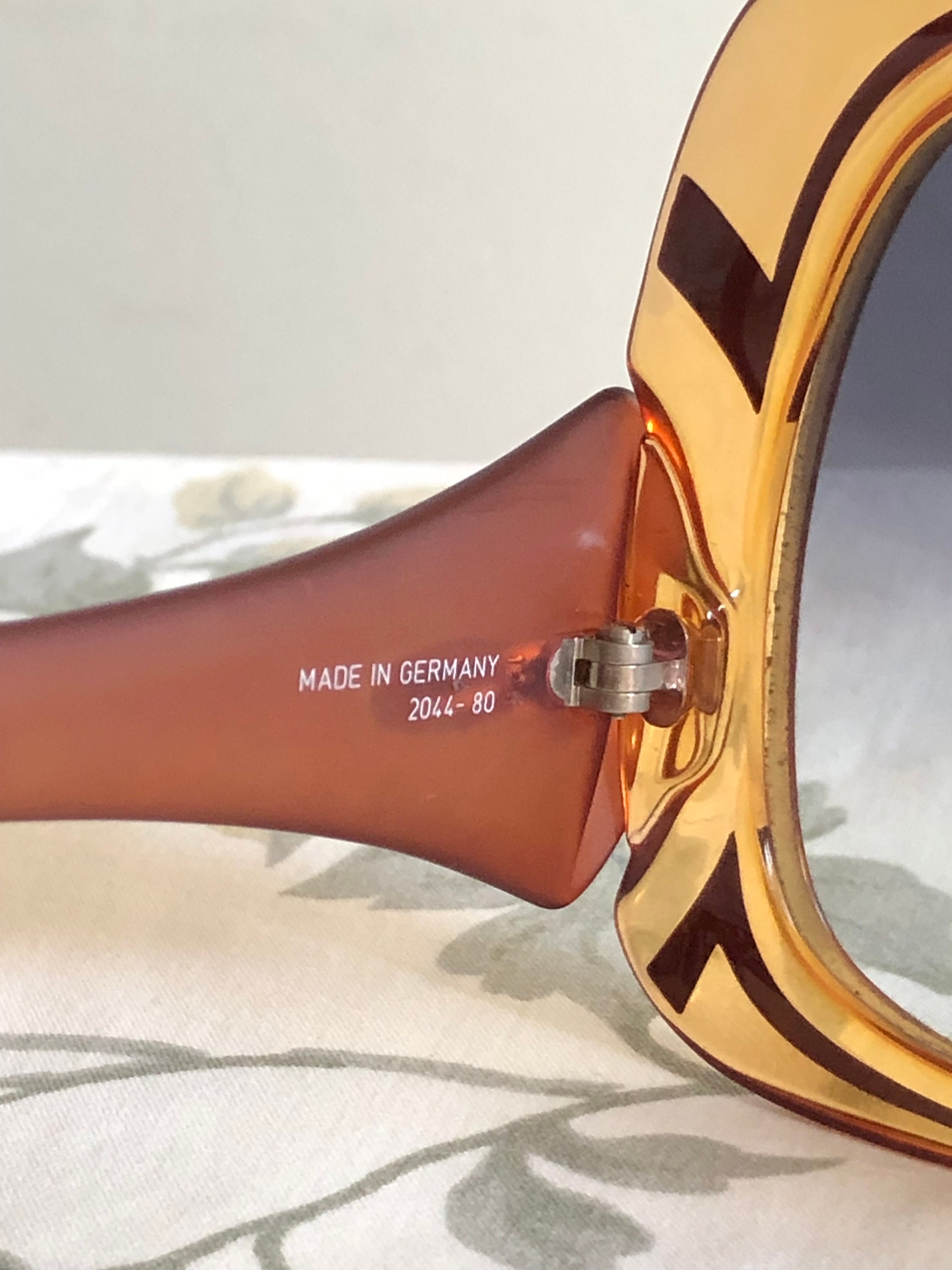 Vintage Christian Dior 2044-80 Optyl Honey Frame Sunglasses Vintage Christian Dior 2044-80 Optyl Honey Frame Sunglasses