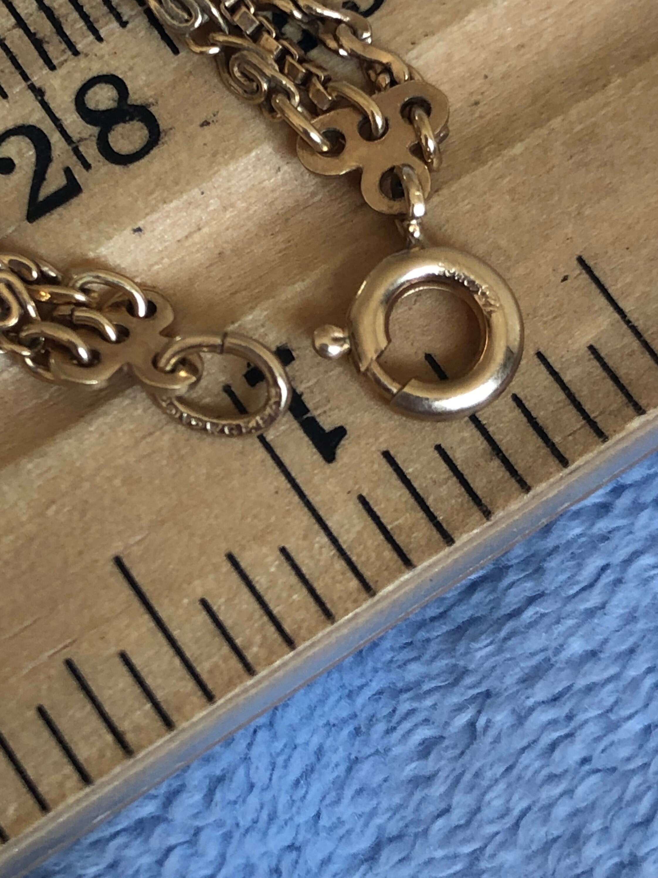 Vintage 1950’s 1/20 12K Gold Filled Triple Chains Dainty Bracelet 7 ...