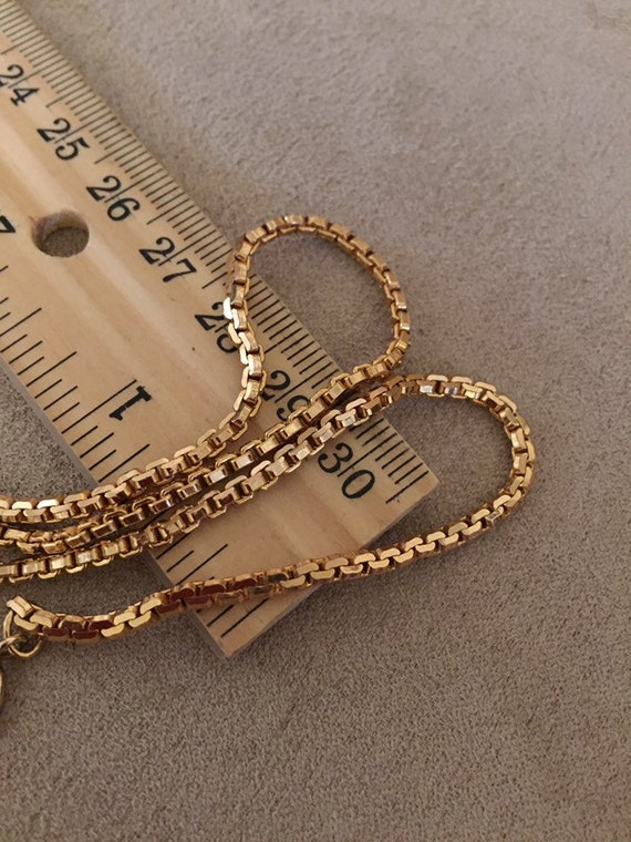 Vintage Anne Klein Matte Gold Egyptian Snake Pend… - image 3