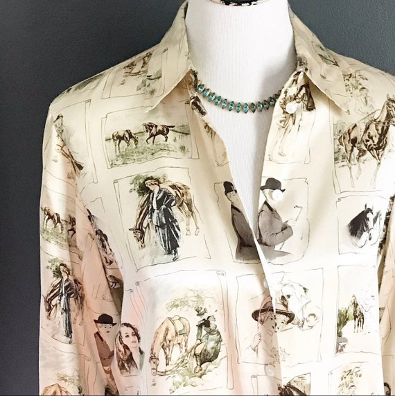 vintage silkshirt 古着 sheep vintage silk shirt | SHEEP VINTAGE