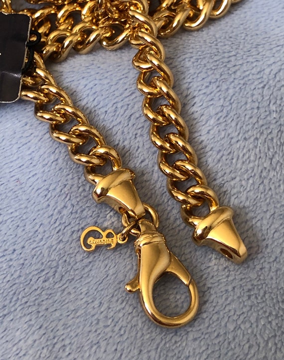 Rare 1980's Burberrys of London Logo Chain Necklace or