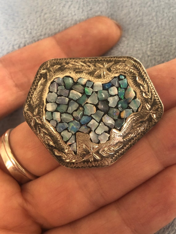 Southwestern Native American Indian Crushed Opal … - image 8