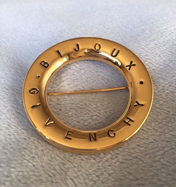 Vintage Givenchy BIJOUX Polished Gold 