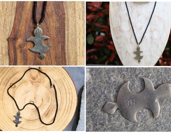 Various Tuareg and Ethnic jewelry pendant necklaces. Ethnic Tribal Tuareg Bead Necklace. Berber Tribal Jewelry, Saharan desert necklace,