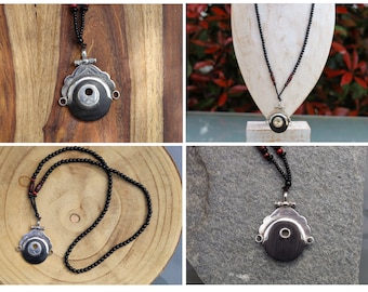 Various Tuareg jewelry pendant necklaces. Ethnic Tribal Tuareg Bead Necklace. Berber Tribal Jewelry, Saharan desert necklace,