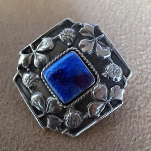 Charles Horner Silver Enamel Brooch | Arts and Crafts | Hallmarked 1909