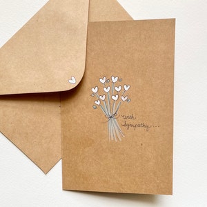 Sympathy Card|Handmade Watercolour Card|White Flowers|Thinking of You Card|Condolences|Bereavement|White Bouquet