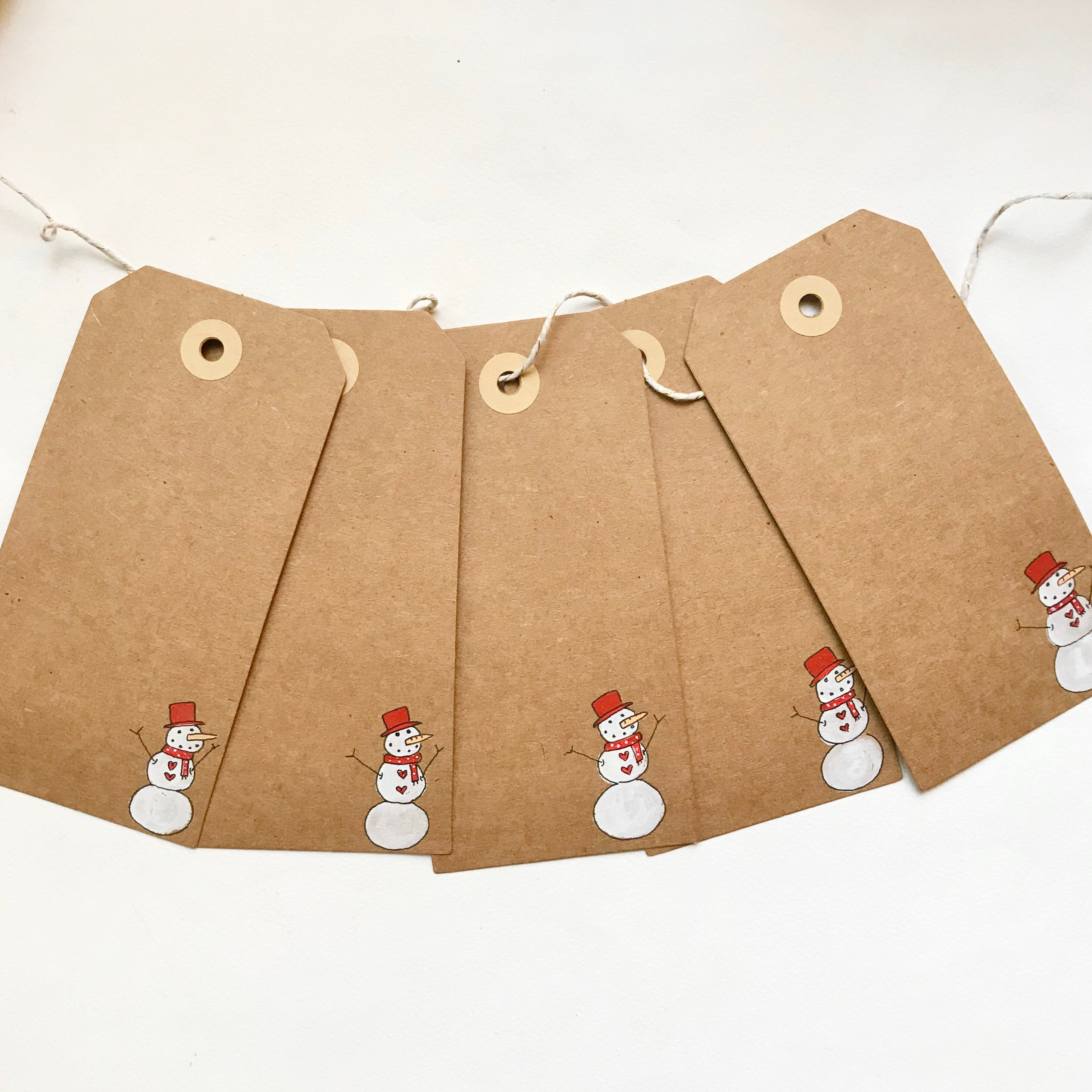 Set of 5 Punny Dog Christmas Gift Tags - Two Peas Paper Co.