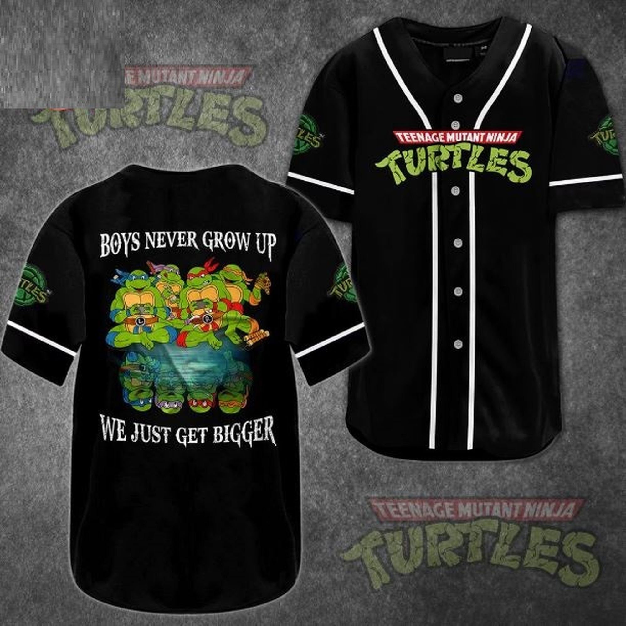 Teenage Mutant Ninja Turtles Baseball Jersey Shirt