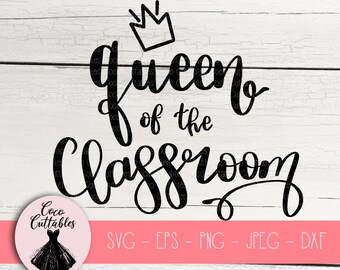 Queen of the Class Room Personalized School Bow