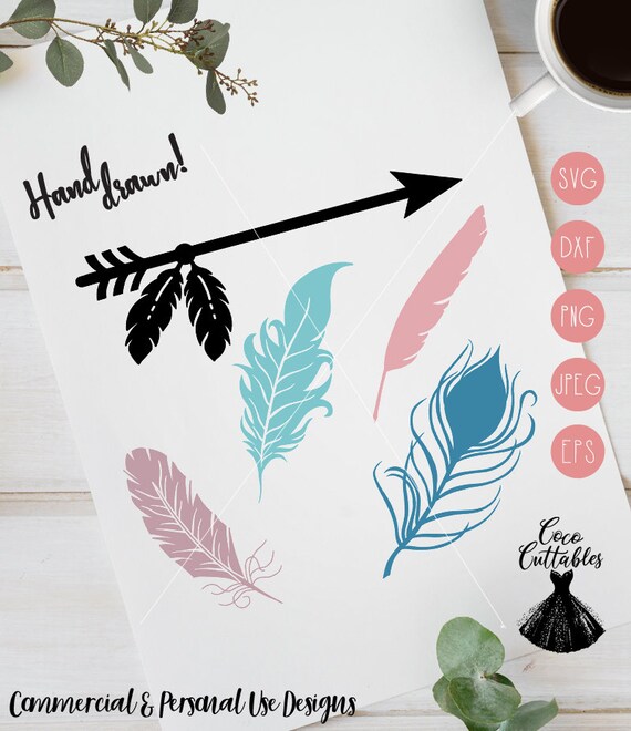 Download Boho Feathers SVG Boho Svg Arrow Svg Feather Png Feathers ...