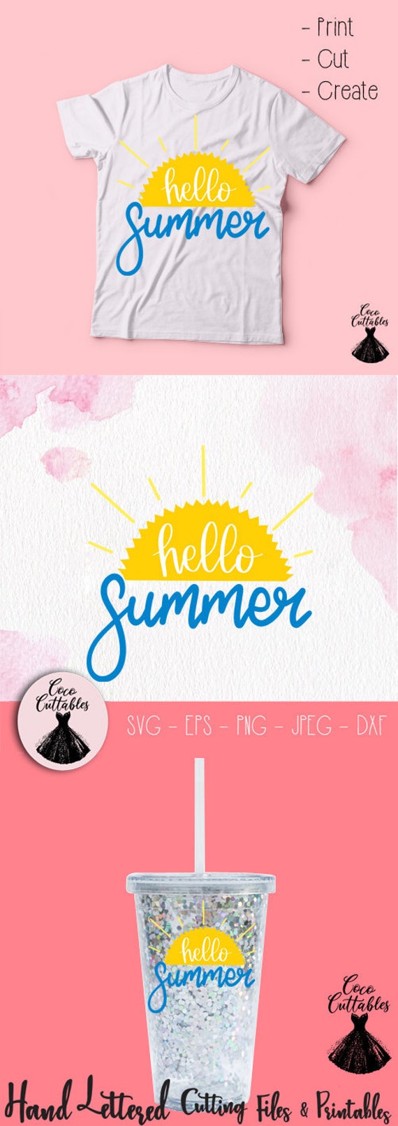 Free Free Hello Summer Svg Etsy 315 SVG PNG EPS DXF File