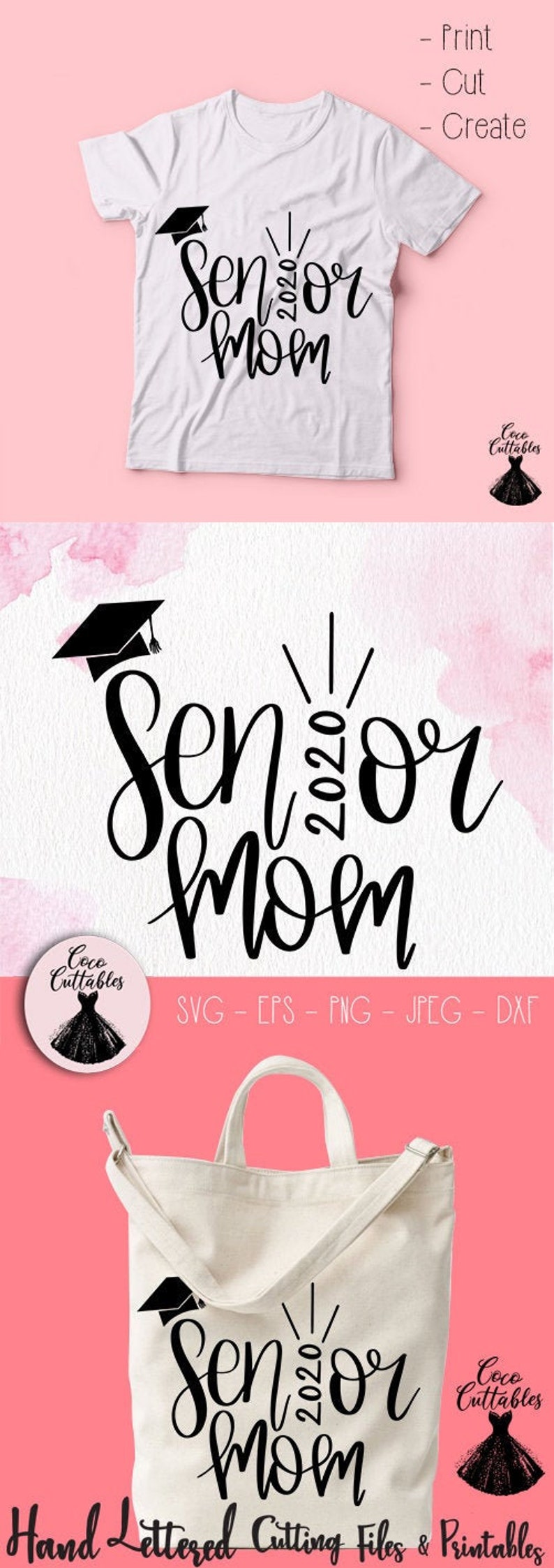 Download Senior 2020 Mom SVG 2020 Graduate Svg Mother of Graduate | Etsy