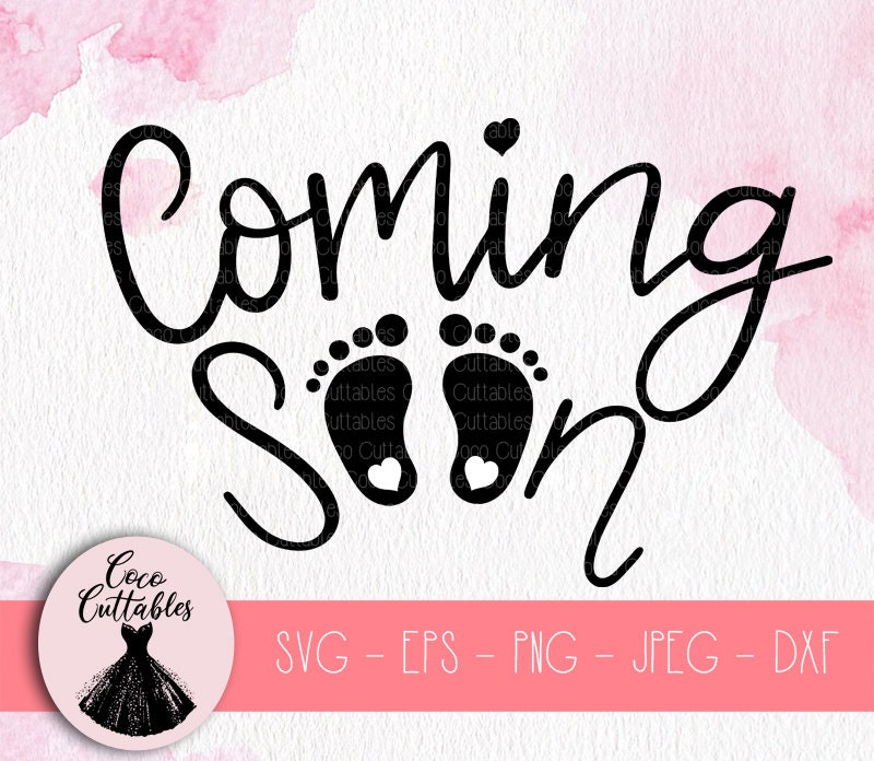 Download Coming Soon Svg Pregnancy Announcement Svg Pregnant Svg Etsy