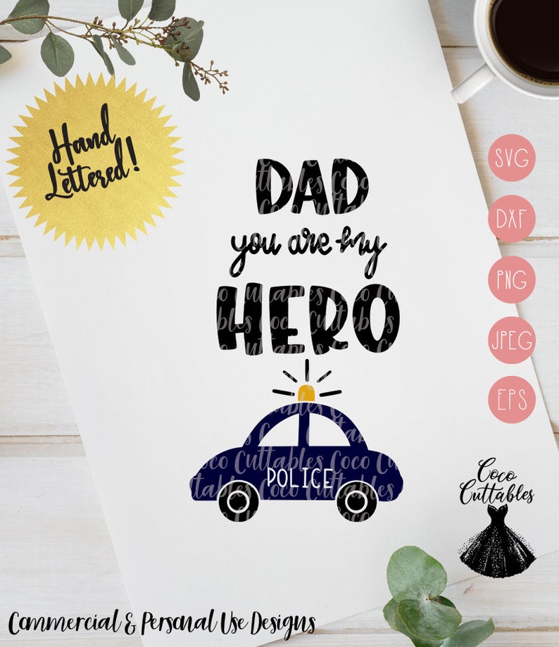 Download Dad You are My Hero Svg Baby Svg Police Onesie Svg New Dad | Etsy