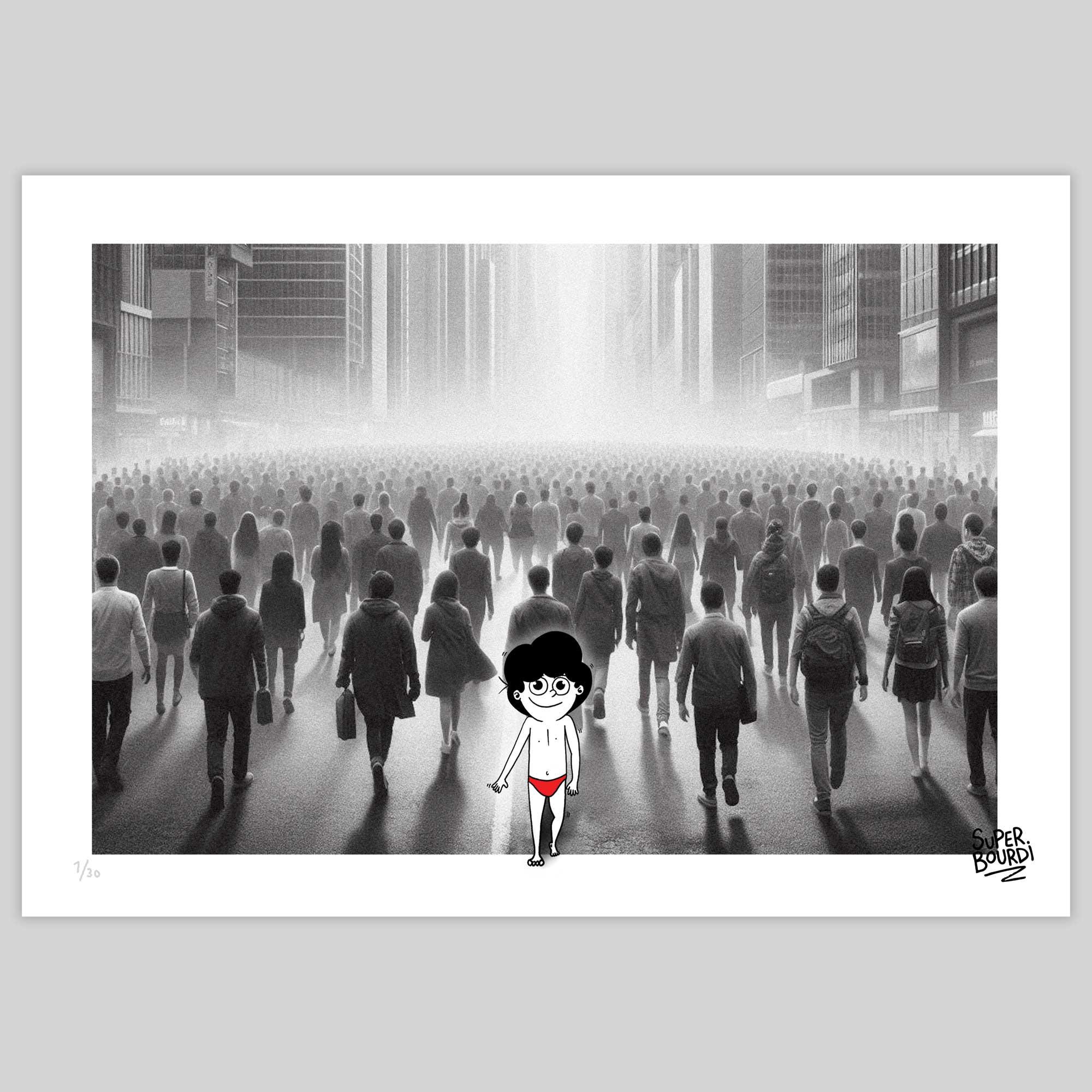 Digital printing A3, Bobby VS AI