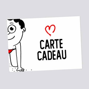 CARTE CADEAU à utiliser sur mon shop en ligne