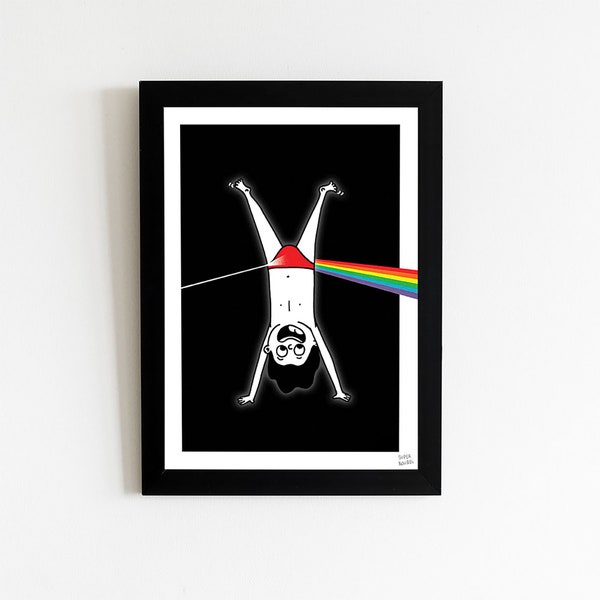 Tirage d'art 15X21cm "Bobby Pink Floyd"
