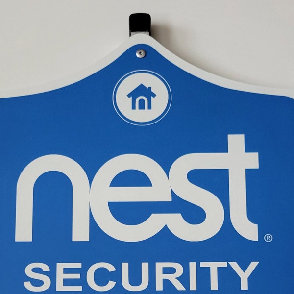 Nest Security Yard Sign 100% all aluminum