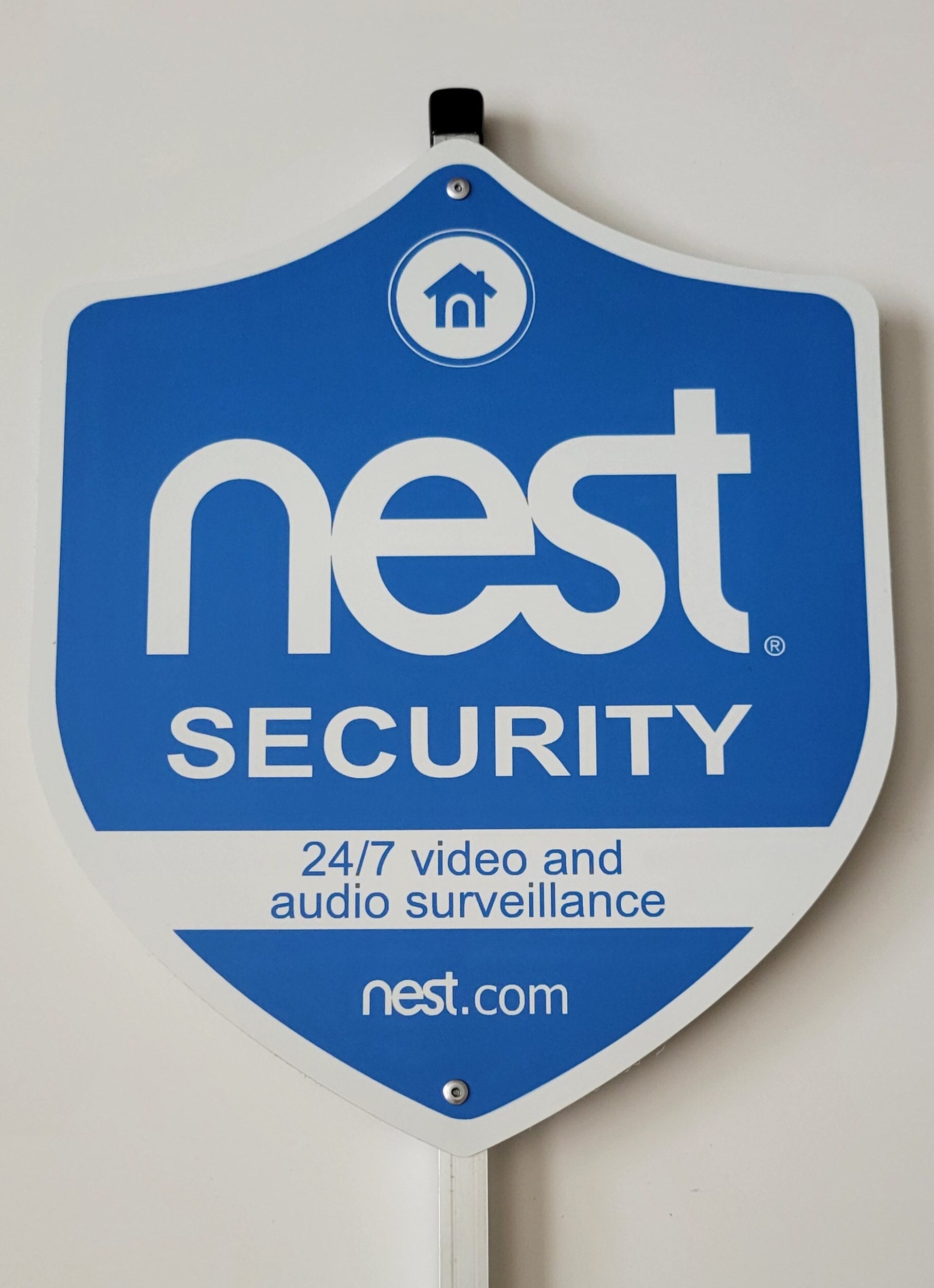 Nest Security Yard Sign 100% All Aluminum