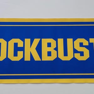 Blockbuster Video, Vinyl Banner  14&quot; x 48&quot;
