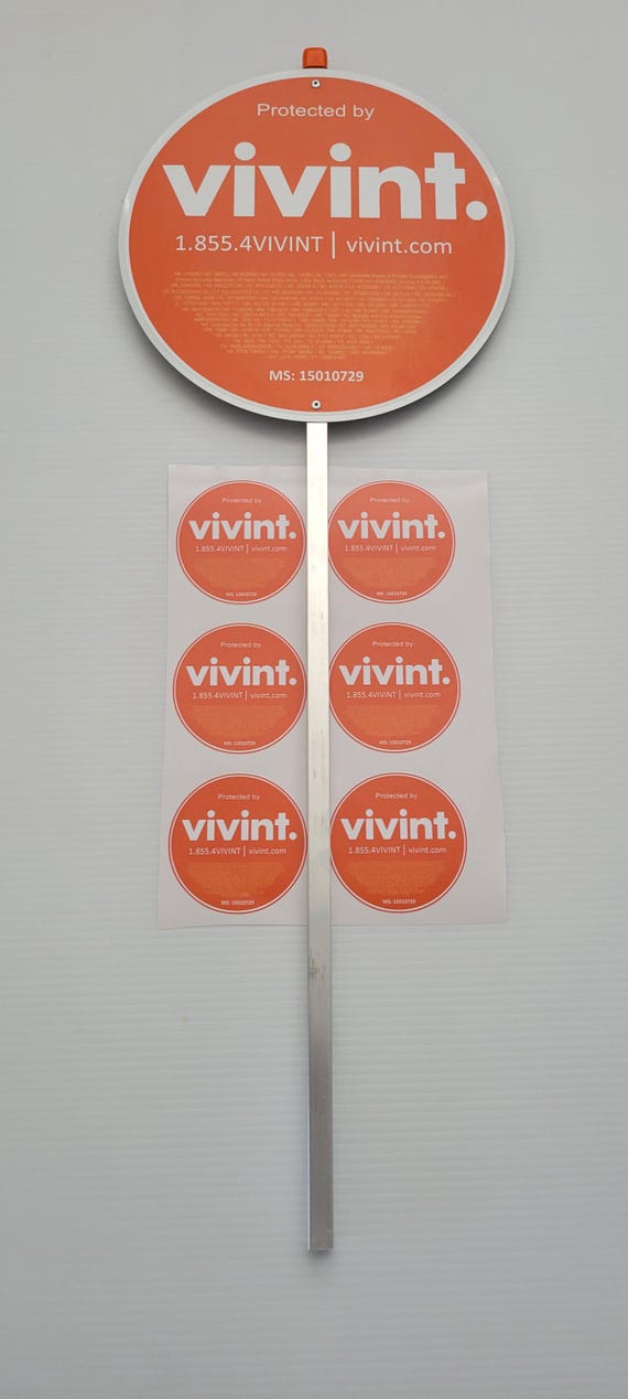 Xfnty 100% Alumnum Securty Yard Sgn 6 Outdoor Wndow Decals - Etsy