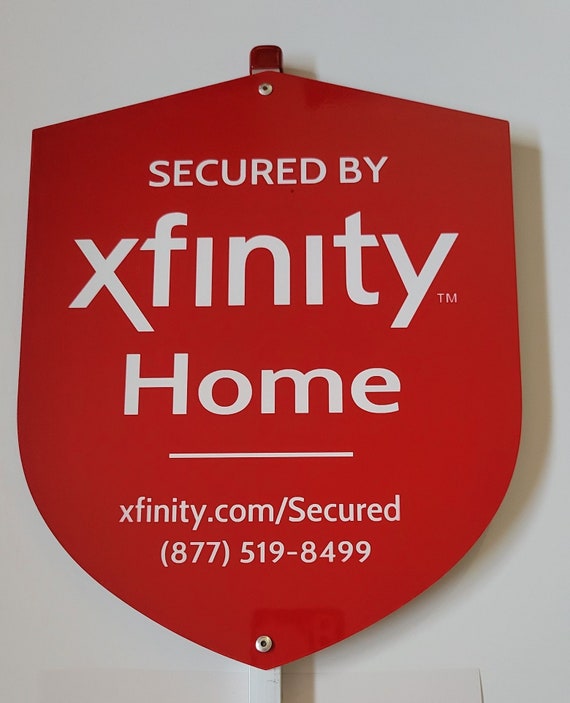 xfinity home security sign