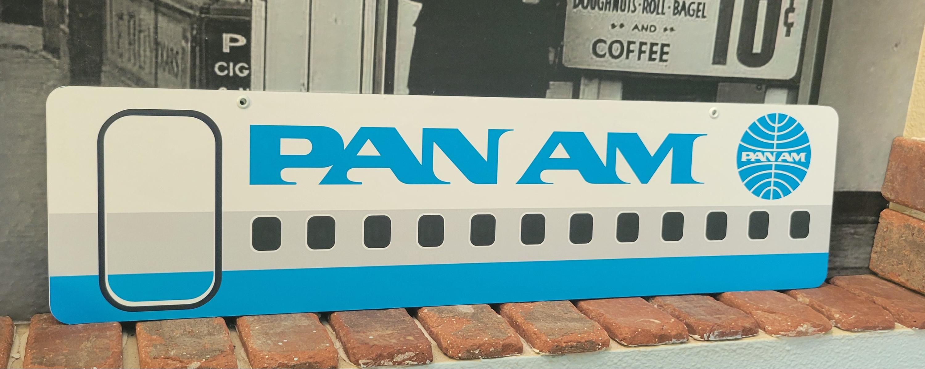 Vintage Pan Am Sign - Etsy