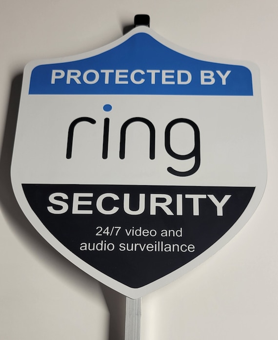 Ring alarm store system sign