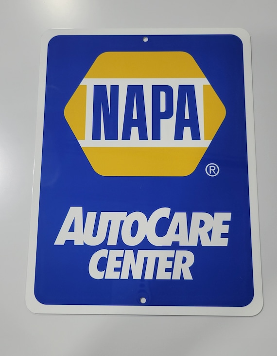 USA NAPA大型看板 NAPA Auto Care Center Aluminum Sign 9