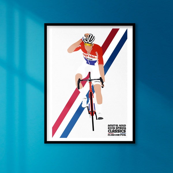 Mathieu van der Poel | Amstel Gold 2019 | Cycling Print | Cycling Gifts