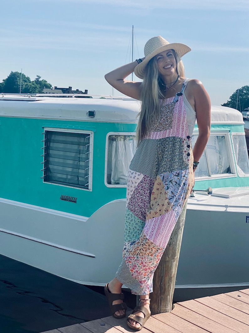 Adjustable patchwork jumper image 1