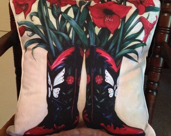 Amaryllis By Morning Pillow Cover