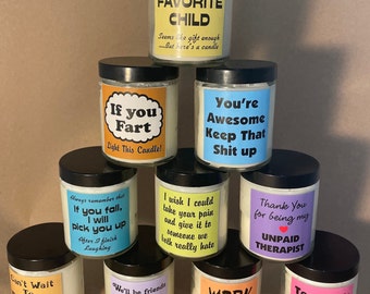 Funny Gift Candles