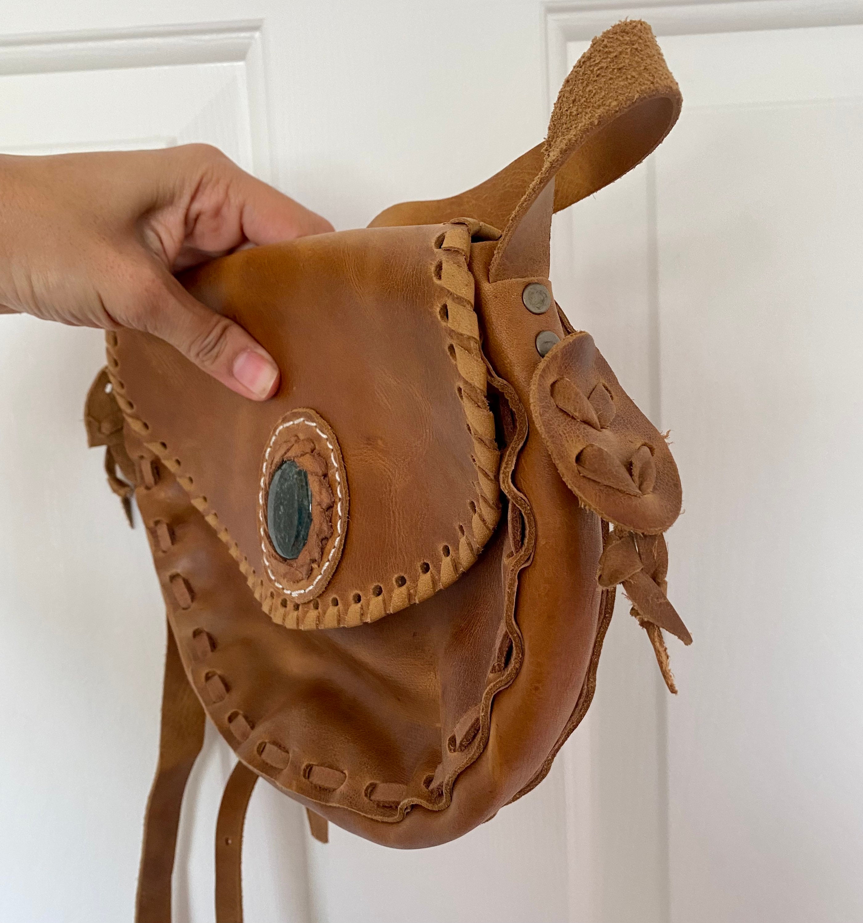 Artisanal Crossbody Daily Leather, Leather Bag, Handmade