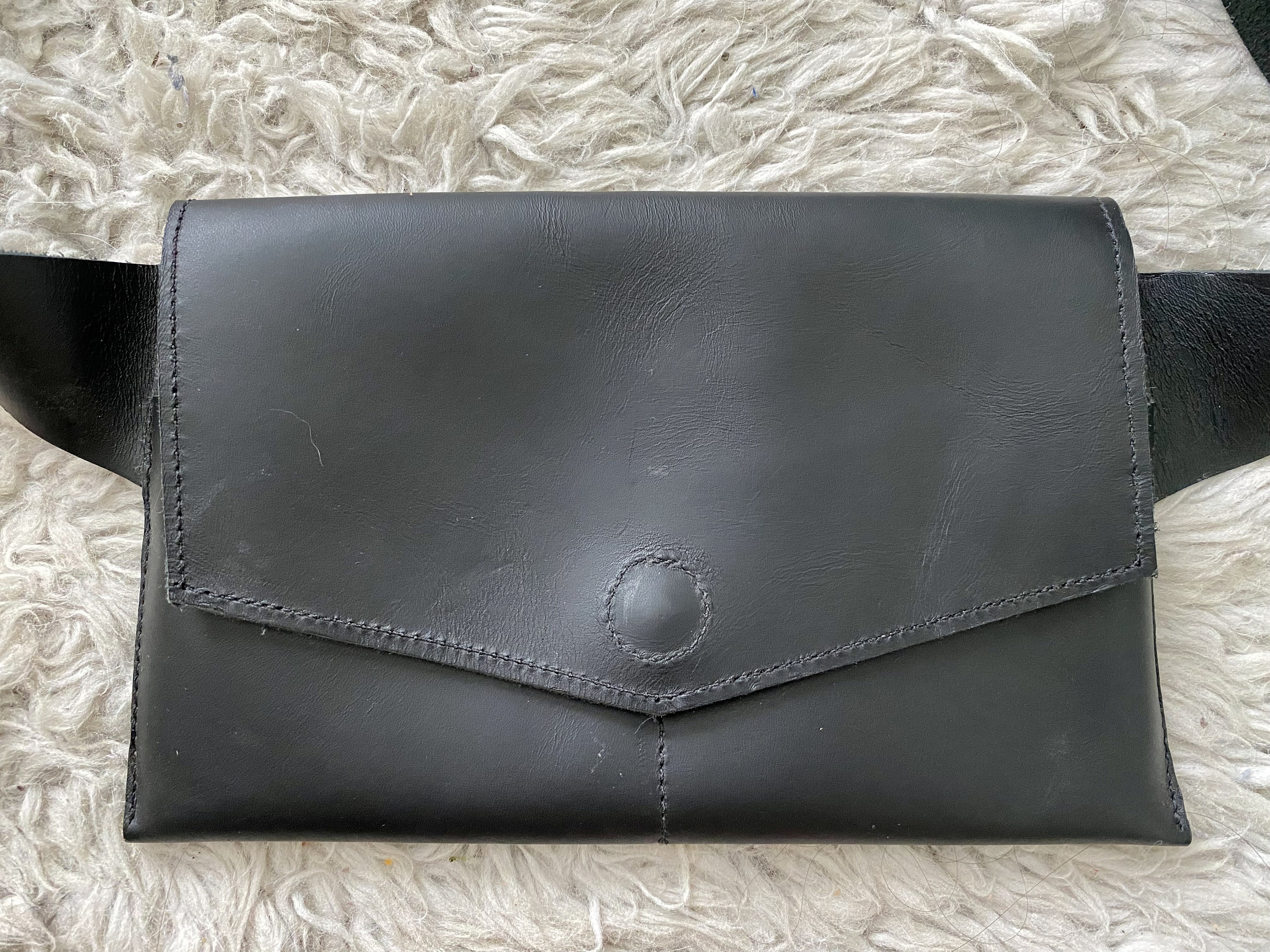Black envelope belt bag new arrivals