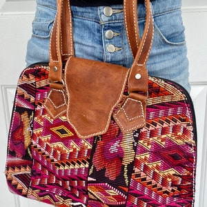 Sac en cuir fait main cartable melon, sac cartable en cuir moyen, sac cartable en cuir quotidien - cartable melon en cuir fait main