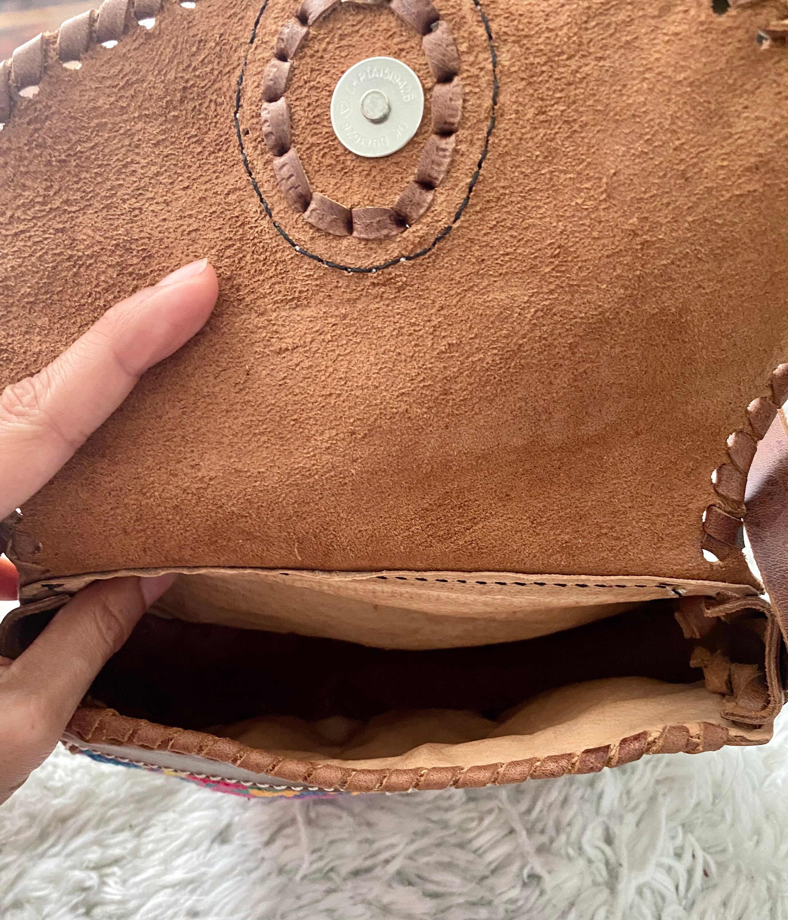 Artisanal Crossbody Daily Leather/ Handmade Leather Bag