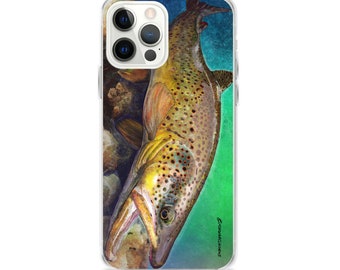 The Wild Brown Trout iPhone Case